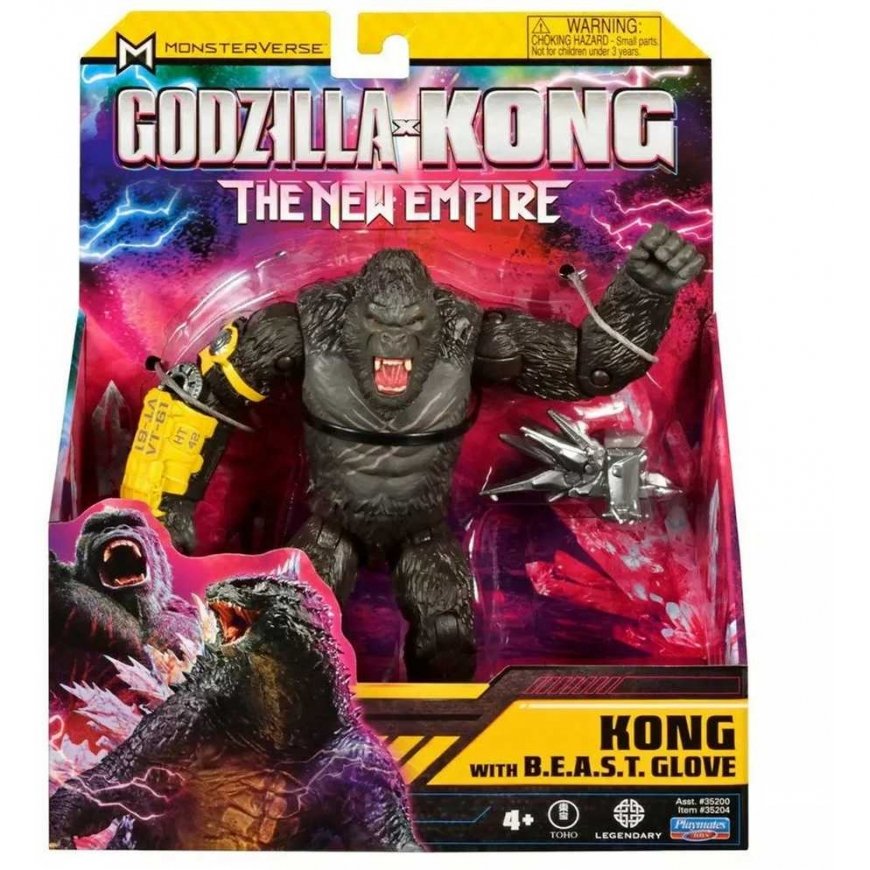 Godzilla X Kong GODZILLA 6" figūrėlė Kong with B.E.A.S.T. Glove, 35204 – 2