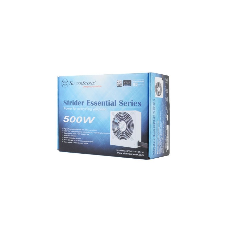 Silverstone ST50F-ES230 maitinimo blokas 500 W 24-pin ATX Aliuminis – 4