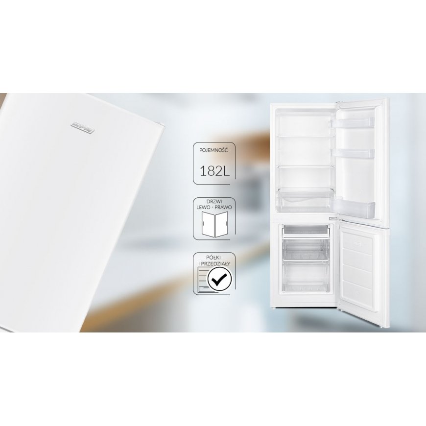 MPM MPM-182-KB-38W jääkaappipakastin Vapaasti seisova 182 L E Valkoinen – 5