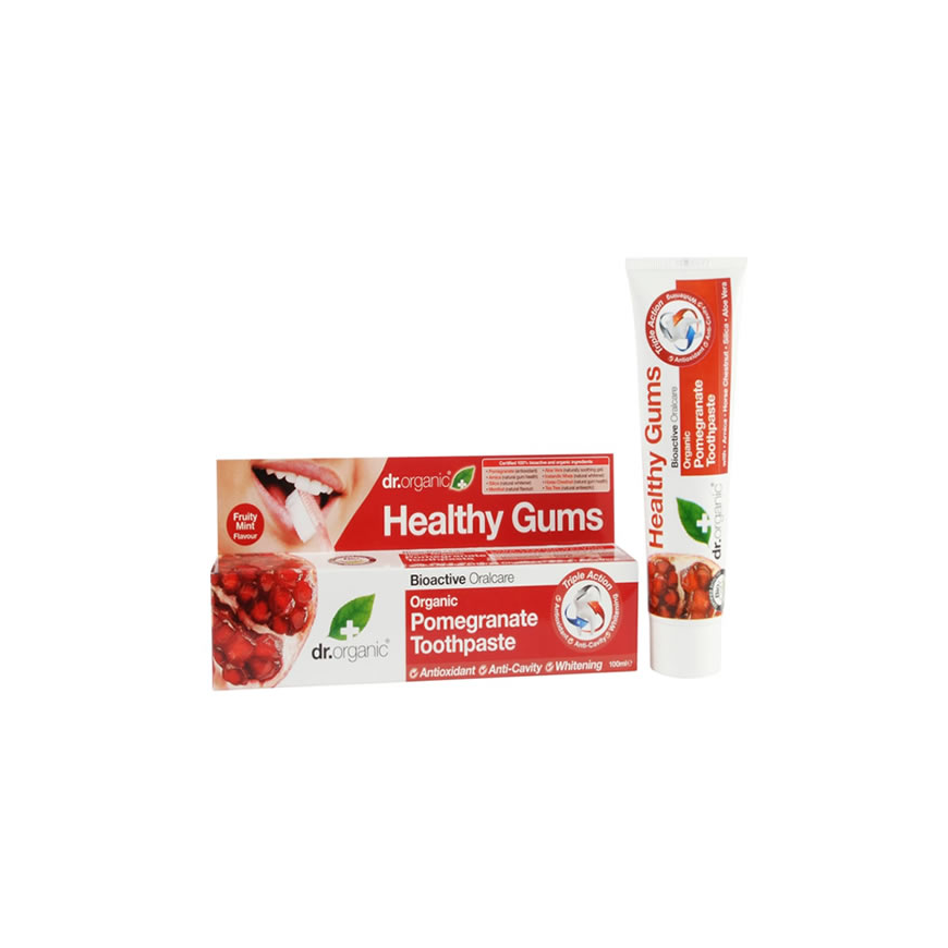 Dr Organic Pomegranate Toothpaste 100ml – 2