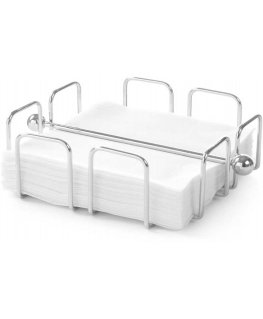 Square steel napkin holder - Hendi 428528 Square steel napkin holder - Hendi 428528