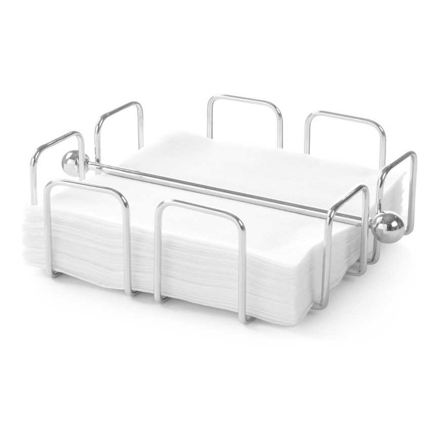 Square steel napkin holder - Hendi 428528 Square steel napkin holder - Hendi 428528