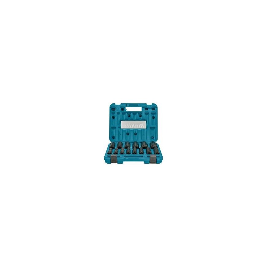 Makita E-16645 Screwdriver set 9 pcs. 1/2''x 38mm (8, 10, 11, 12, 13, 14, 15, 16, 17, 18mm) + Adapter 1/2"x50mm – 2
