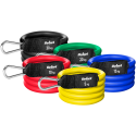 Set of resistance bands for exercises - Power Tube Set, 5-30 kg, 5 bands, REBEL ACTIVE Set of resistance bands for exercises - Power Tube Set, 5-30 kg, 5 bands, REBEL ACTIVE