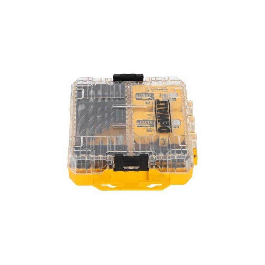 Grąžtas Rinkinys 100 vnt. końcówek PH, PZ, TX, wierteł do drewna i metalu, Medium Tough Case, DeWALT [DT70784-QZ] – 2