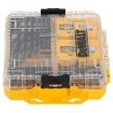 Drilled Set 100 pcs. końcówek PH, PZ, TX, wierteł do drawna i metalu, Medium Tough Case, DeWALT [DT70784-QZ]