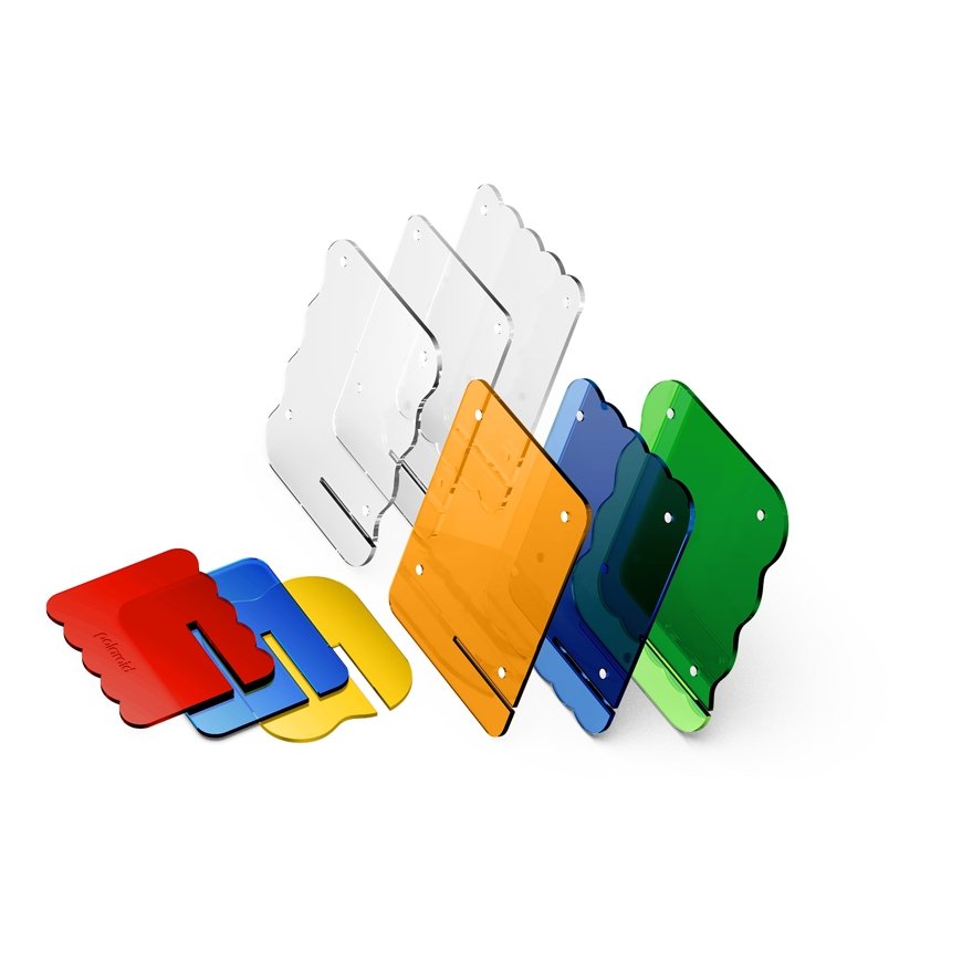 Polaroid Coloured Acrylic Photo Frames 3 Pack – 2