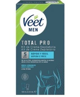 "Veet" vyrų depiliacinis kremas jautrioms sritims 100 ml rinkinys 2 vnt