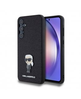 Karl Lagerfeld Fixed Glitter Metal Ikonik Case for Samsung Galax