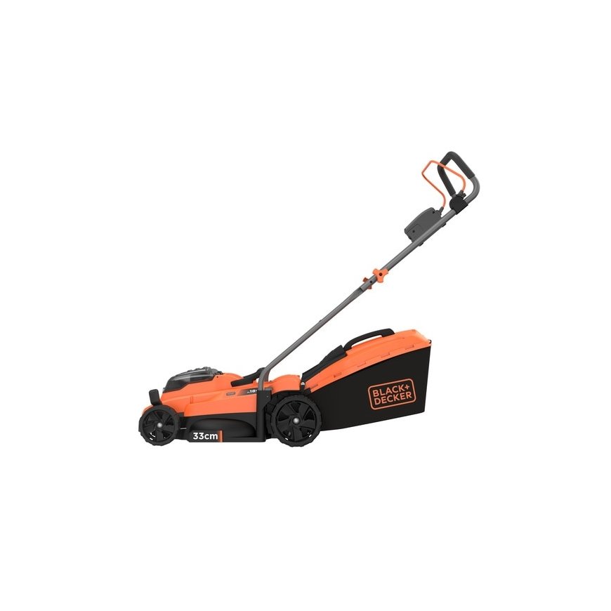Black & Decker BCMW3318L2 Lükatav muruniiduk Patarei Must, Oranž – 2