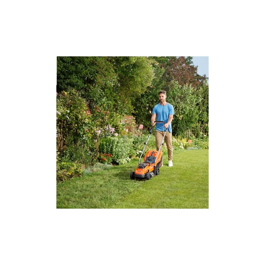 Black & Decker BCMW3318L2 Stumiama žoliapjovė Baterija Juoda, Oranžinė – 3