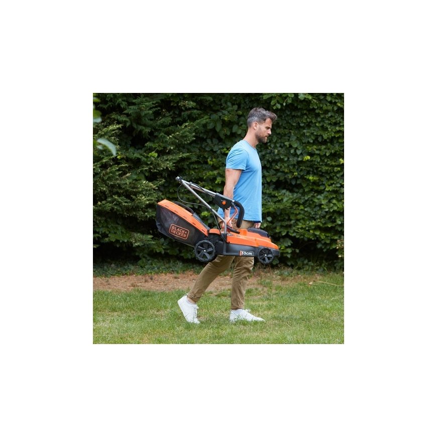 Black & Decker BCMW3318L2 Stumjamais mauriņa pļāvējs Baterija Melns, Oranžs – 5