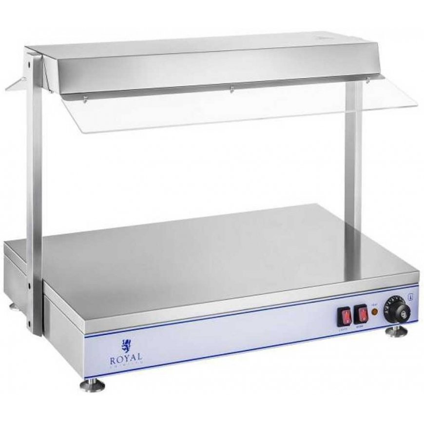 Royal Catering Electric hob heating pad compact 2 halogen lamps 1100W 230V – 2