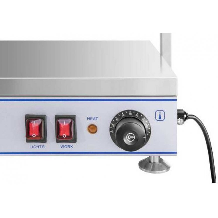 Royal Catering Electric hob heating pad compact 2 halogen lamps 1100W 230V – 4