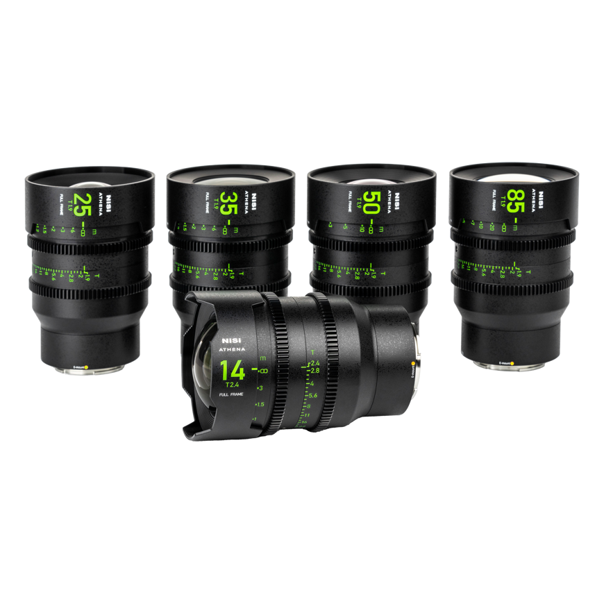Objektyvas NiSi Cine Lens Set Athena Prime E-Mount (Without Drop-In Filter)