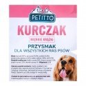PETITTO Mīkstie vistas gredzeni - suņu cienasts - 500 g