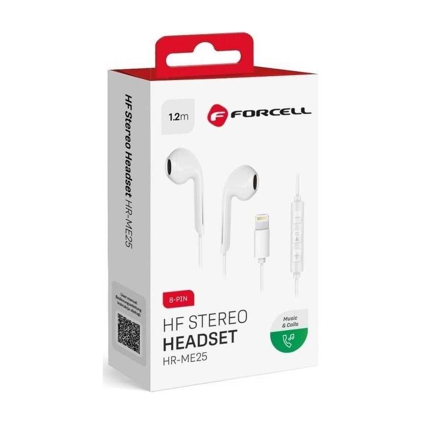 Forcell ausinės med lightning stik.