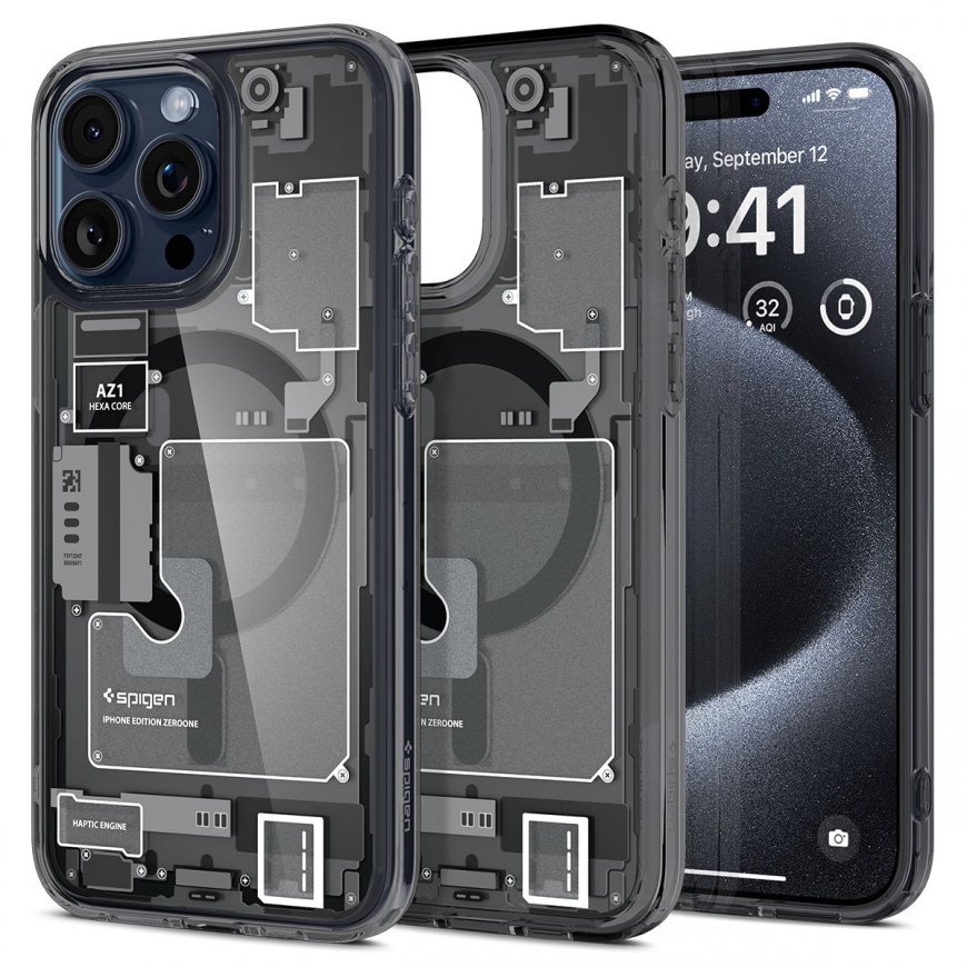 Spigen ACS06721 mobilo telefonu apvalks 15,5 cm (6.1") Aploksne Melns