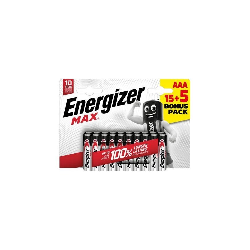 Energizer MAX AAA 15+5 zdarma 1