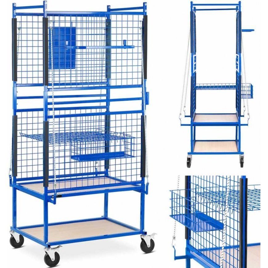 MSW Trolley stojak kosz blacharski lakierniczy