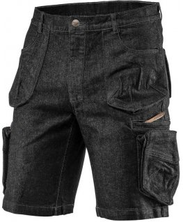 Neo DENIM work shorts, black, XL size