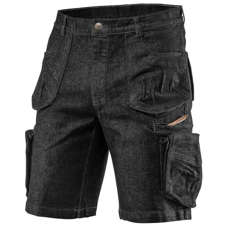 Neo DENIM work shorts, black, XL
