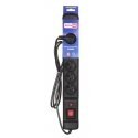 Surge protector Activejet ACJ Combo 6gn 1.5m (6 x UTE 10 A 1.5m black) Surge protector Activejet ACJ Combo 6gn 1.5m (6 x UTE 10 A 1.5m black)
