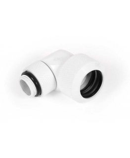 Alphacool Eiszapfen Anschluss 90 Grad G1/4 inch. AG auf 13mm AD Hardtube - drehbar, - Weiß