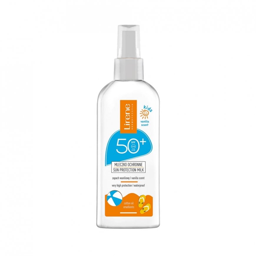 Lirene Sun Kids mleczko ochronne vaikams o zapachu waniliowym SPF50+ 150ml – 2