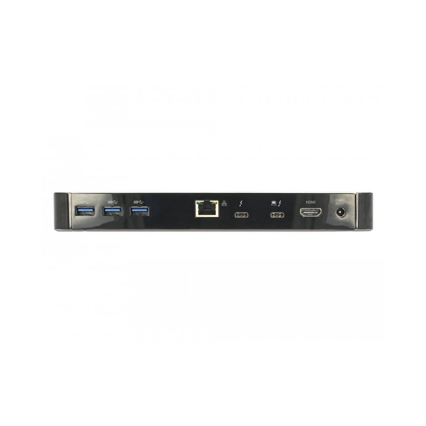 DeLOCK 87725 dokstacija Vadu Thunderbolt 3 Melns, Sudrabs – 2