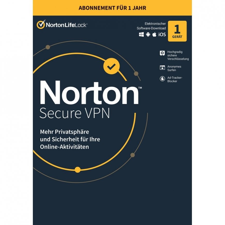 Norton LifeLock Secure VPN | 1 device | Download & product key – 2