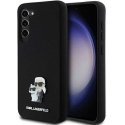 Case Karl Lagerfeld KLHCS24MSMHKCNPK S24+ S926 hardcase black/black Silicone Karl&Choupette Metal Pin