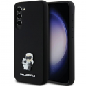 Case Karl Lagerfeld KLHCS24MSMHKCNPK S24+ S926 hardcase black/black Silicone Karl&Choupette Metal Pin