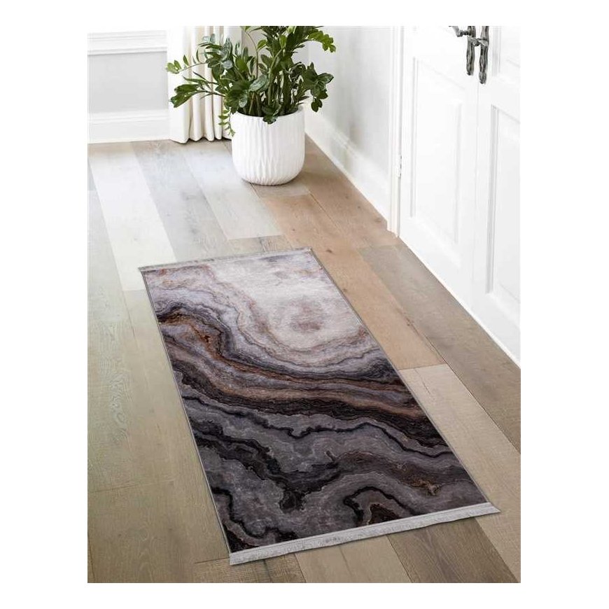 Kilimas Splendid AGAT Printed, pilkas, 140 cm x 80 cm – 2