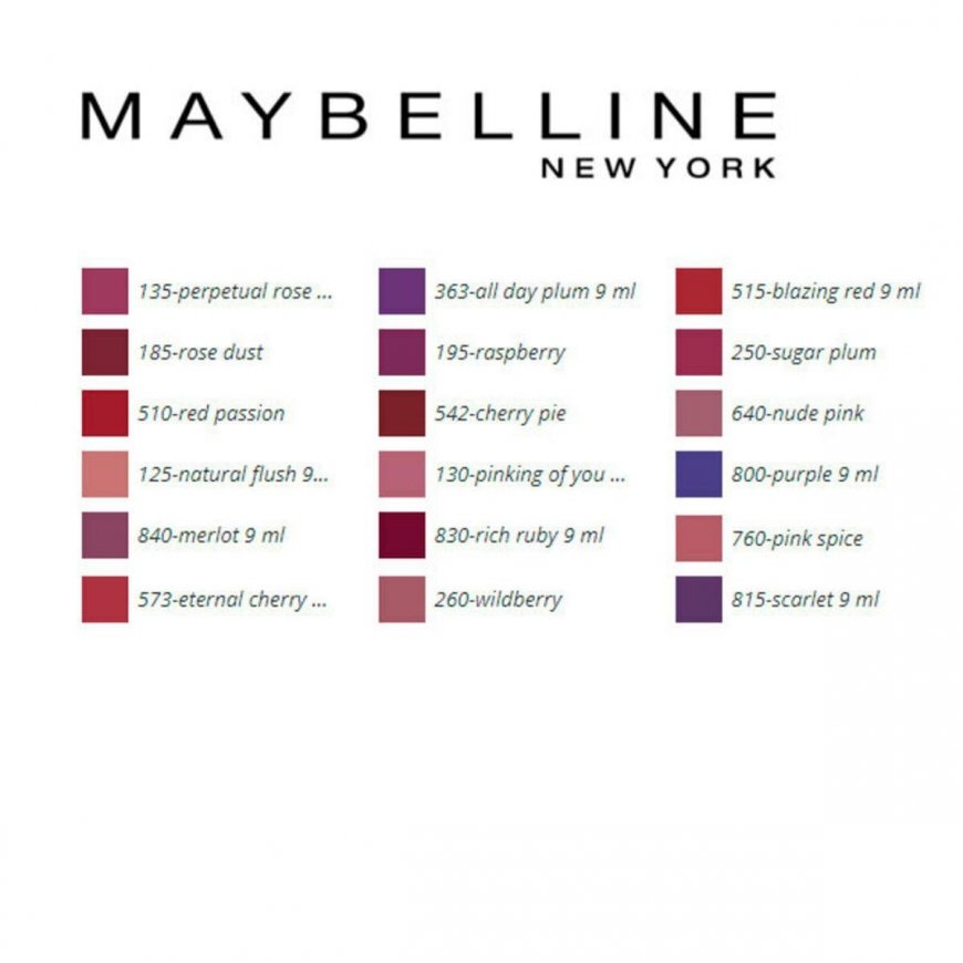Maybelline New York Superstay 24H Liquid lipstick, color - 510 Red Passion