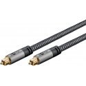 Goobay 65308 audiokaapeli 10 m TOSLINK musta, Hopea Goobay 65308 audiokaapeli 10 m TOSLINK musta, Hopea
