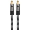 Goobay 65308 audio kabelis 10 m TOSLINK Melns, Sudrabs Goobay 65308 audio kabelis 10 m TOSLINK Melns, Sudrabs