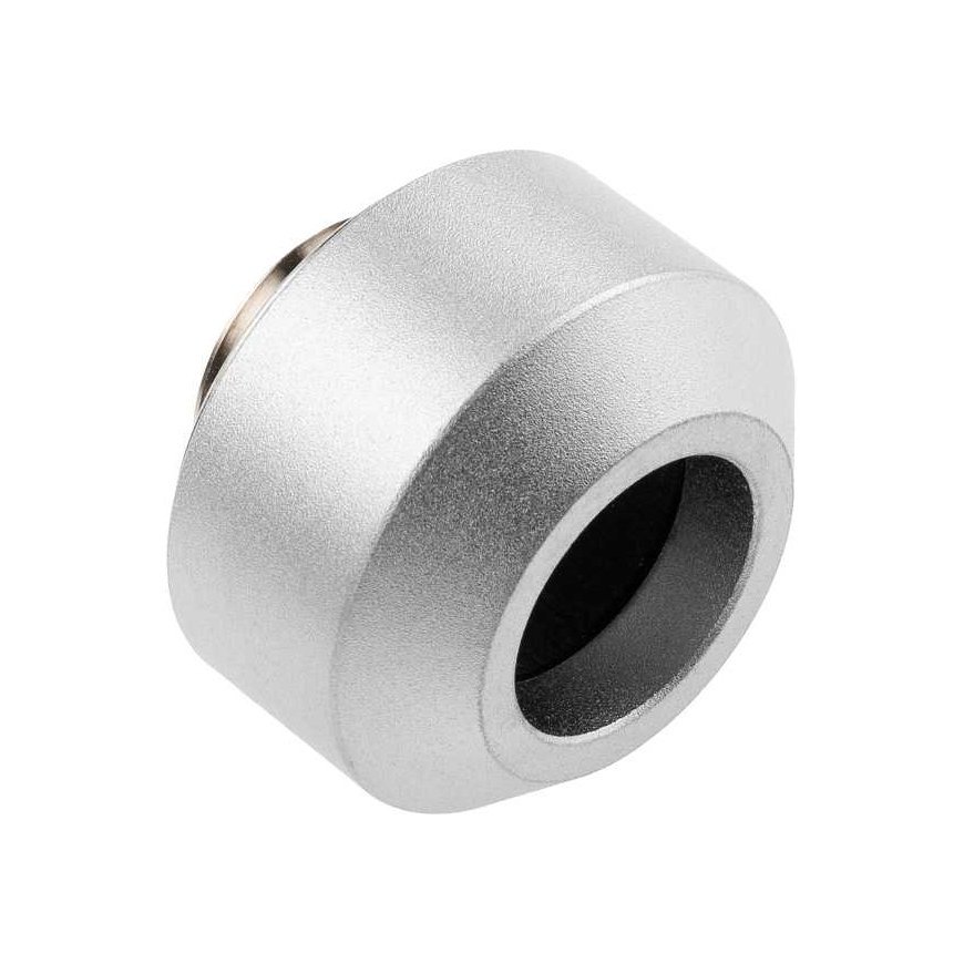 Optimus Hardtube Fitting, 12 mm - sidabrinis