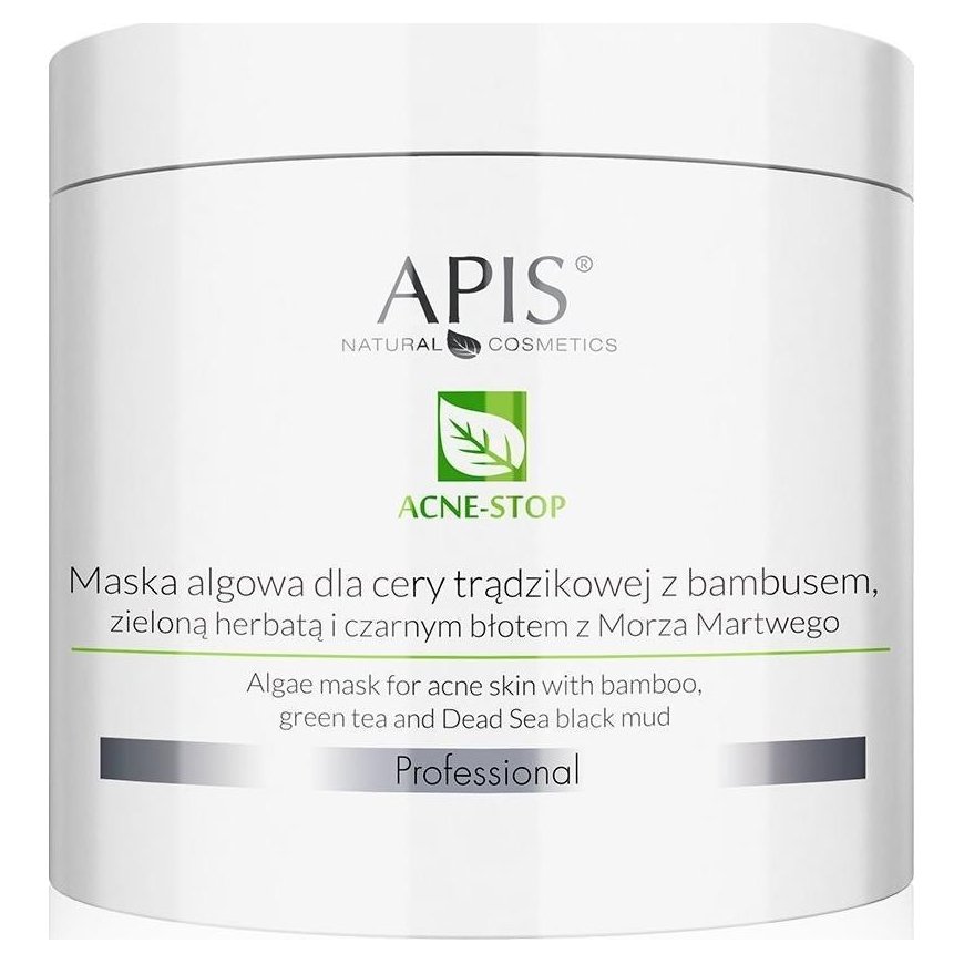 APIS APIS_Acne-Stop Algae Mask algae mask for acne-prone skin with bamboo and green tea 200g