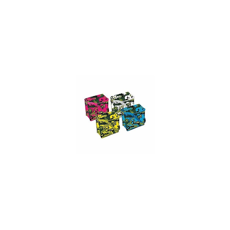Camouflage 20 assorted thermal bag, fuchsia|blue|yellow|white