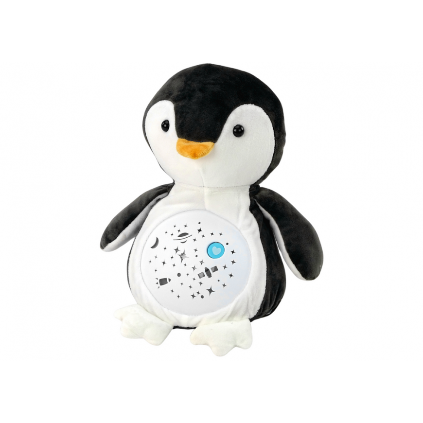 Lean Toys Teddy Bear Sleeping Lights Sounds Night and Day Mode Penguin – 2