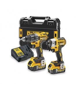 DeWALT DCK268P2T-QW elektriline kruvikeeraja ja lööktrell Must, Kollane