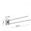 Dviguba kabykla Gedy Everest EV2313, 38 cm Dviguba kabykla Gedy Everest EV2313, 38 cm