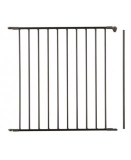 Baby Dan 67256-2600-12 baby safety gate Polyethylene, Steel Black