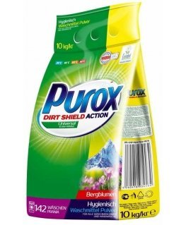 Washing powder PUROX, universal, 142 washes, 10 kg