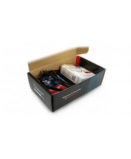 Raspberry Pi 4B WiFi 4GB RAM rinkinys su priedais - korpusas su dviem ventiliatoriais