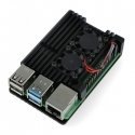 Raspberry Pi 4B WiFi 4GB RAM set with accessories - housing with two fans Raspberry Pi 4B WiFi 4GB RAM set with accessories - housing with two fans