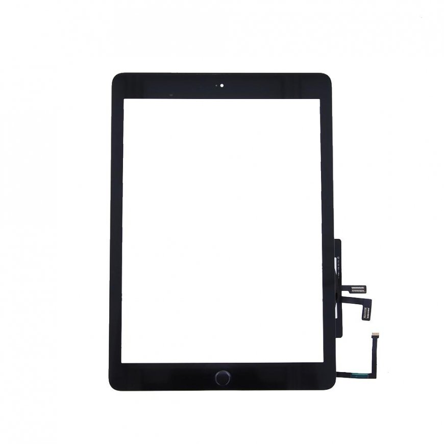 TelForceone Jutiklinis skydelis, skirtas iPad 5 9,7" 2017 m. visas priekis juodas – 2