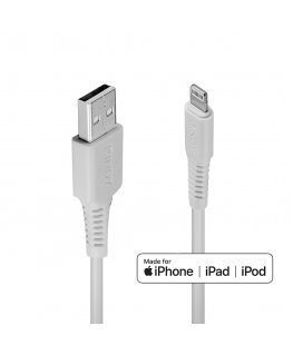 Lindy 31328 кабель с разъемами Lightning 3 m Белый
