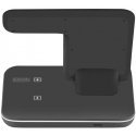 Newell induOne N-GY-Z5A Inductive Charger for 3 Mobile Devices (Black)